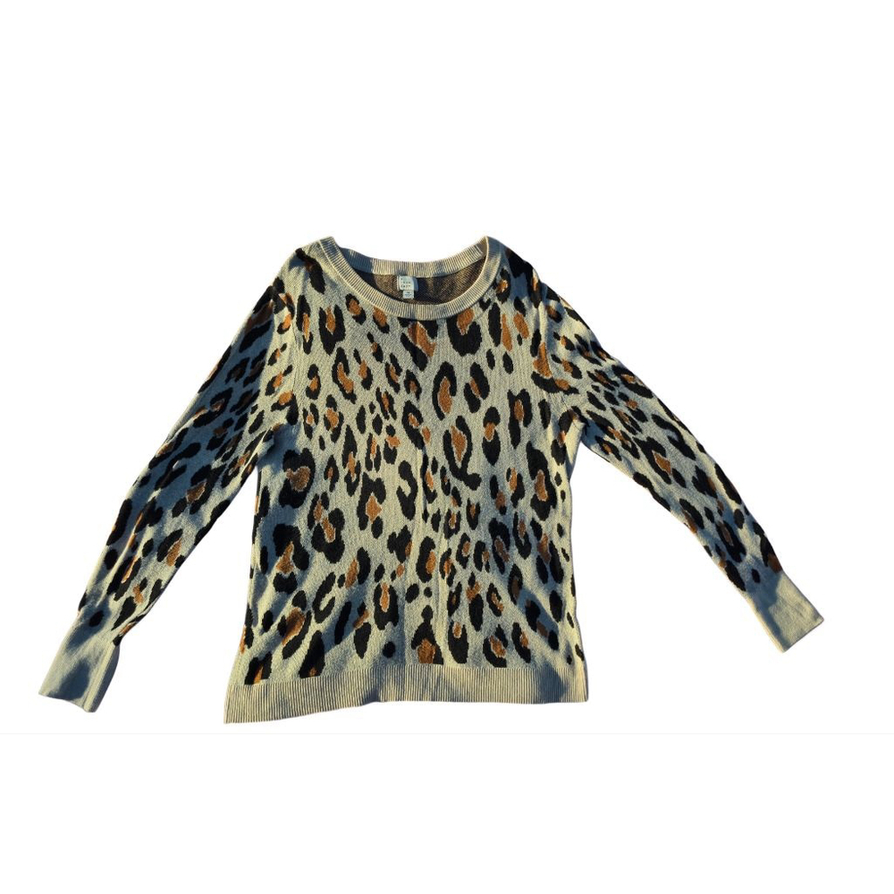 A New Day Leopard / Animal Print Pullover Sweater – Women’s Medium